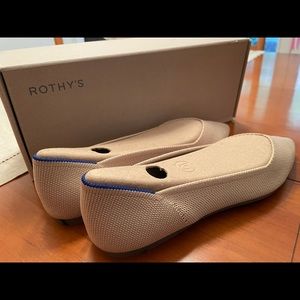 Rothy’s NIB The Point Ecru Size 7